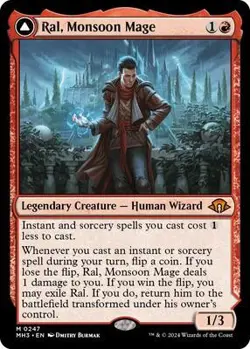 Ral, Monsoon Mage NM Reg Mythic - Image 1