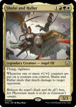 Shalai and Hallar MTG NM REG 10 - Image 1