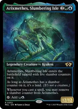 Arixmethes, Slumbering Isle MTG NM REG 32 - Image 1
