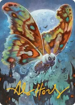 Luminous Broodmoth Art Card (Gold-Stamped Signature) Near Mint Reg Special 48 - Image 1