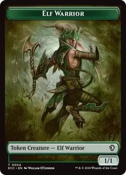 Elf Warrior (0004) // Plant (0005) Innistrad Remastered Foil - Image 1