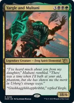 Yargle and Multani MTG NM REG 256 - Image 1