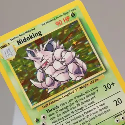 Pokemon TCG - Nidoking 11/102 Base Set Holo Rare WOTC 1999 - EXC - See Pics - Image 1