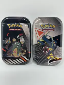 Pokemon Scarlet & Violet Mini Tins Garbodor Galvantula Set of 2 Standard Card - Image 1