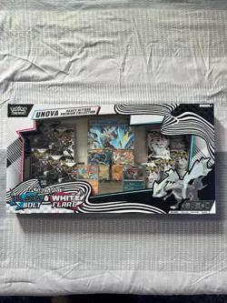 Pokemon Sealed Black Bolt & White Flare Unova Heavy Hitters Premium Collection - Image 1
