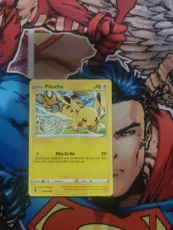 Pikachu - 049/195 - Silver Tempest - Mint/NM - Pokemon Card TGC - Image 1