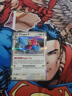Pokemon TCG Porygon-Z Paradox Rift 144/182 Regular Holo Rare - Image 1