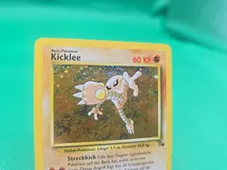 Pokemon TCG Hitmonlee( Kicklee) German 7/62 Fossil Holo Mp - Image 3