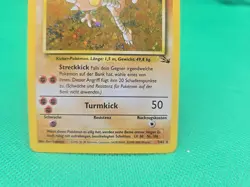 Pokemon TCG Hitmonlee( Kicklee) German 7/62 Fossil Holo Mp - Image 5
