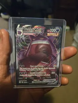 Pokemon Gengar VMAX Fusion Strike Ultra Rare Holo 157/264 320HP Single Strike - Image 1