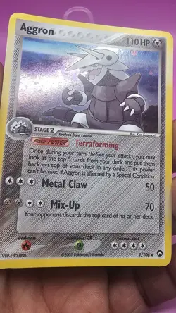 Aggron 1/108 Pokemon Power Keepers Holo Rare MP 🤎 - Image 5