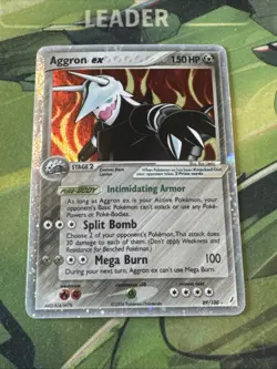 Aggron EX 89/100 Crystal Guardians Holo LP Pokemon TCG 2006 - Image 1
