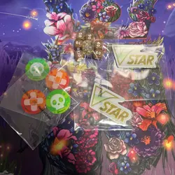 Pokemon Damage Ex Dice Set + V Star Marker + Counters/Tokens New/Sealed Pokemon - Image 1