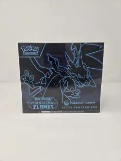 Pokemon Center Mega Evolution Phantasmal Flames ETB Elite Trainer Box - Image 1