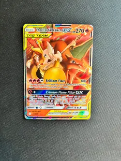 Pokemon Charizard & Braixen GX 22/236 Sm-Cosmic Eclipse Holo Tag Team - Image 2