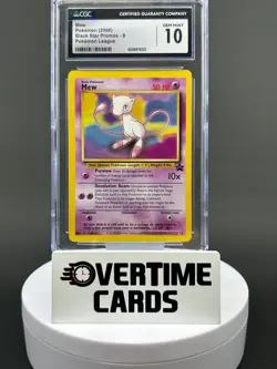 2020 Pokemon Mew Black Star Promos 8 Pokemon League CGC 10 - Image 1