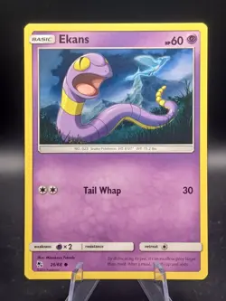 Pokemon TCG Ekans Articuno Cameo Hidden Fates 26/68 Regular Common English NM - Image 1