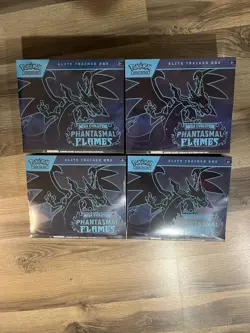 Pokemon TCG Lot of (4) Phantasmal Flames Elite Trainer Box ETB NEW/Sealed - Image 1