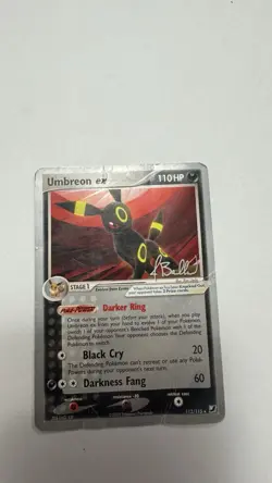 Pokemon TCG Umbreon EX 112/115 Pokemon World Championship 2006 HP - Image 1