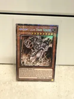 Yu-Gi-Oh Ancient Gear Dark Golem MP25-EN003 Starlight Rare 1st Edition - Image 1