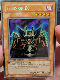 Yugioh Lord of D. BPT-004 Secret Rare Limited Edition NM NM - Image 1