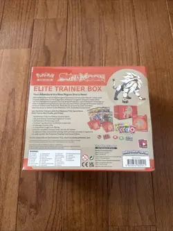 Pokemon Sun And Moon Base Set Elite Trainer Box Official Solgaleo Sealed ETB - Image 3