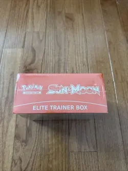 Pokemon Sun And Moon Base Set Elite Trainer Box Official Solgaleo Sealed ETB - Image 4