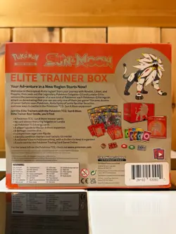 Pokemon TCG Sun and Moon Base Set ETB Elite Trainer Box New Sealed Solgaleo - Image 3
