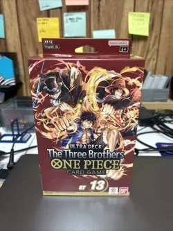 One Piece TCG The Three Brothers Ultra Deck ST-13 - SEALED - Image 1
