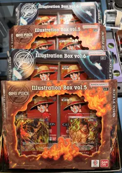 One Piece Illustration Box Vol. 5 and Vol. 6 lot of 6 boxes - Image 1