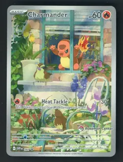 2023 Pokemon SVP EN Black Star Promo ETB Pokemon Center #044 Full Art Charmander - Image 1