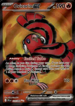 Oricorio ex - Holo Ultra Rare ME02: Phantasmal Flames 110/094 NM - Image 1