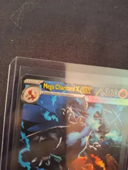 RAW Mega Charizard X Ex 125/094 Phantasmal Flames Pokemon Card Perfect Condition - Image 4