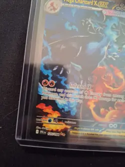 RAW Mega Charizard X Ex 125/094 Phantasmal Flames Pokemon Card Perfect Condition - Image 5