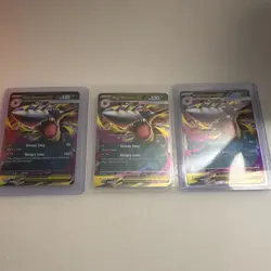 Pokemon TCG Mega Sharpedo GX Holo Cards Lot 3 Nintendo English Standard - Image 1