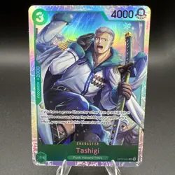 One Piece CCG Tashigi OP10-032 Royal Blood Parallel Super Rare Holo Card - Image 1
