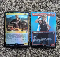 MTG Final Fantasy XV Prompto borderless + Ignis Foil Set trading card FF15 - Image 2