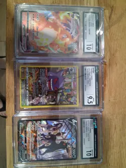 Graded Pokemon Cards Lot Charizard Vmax Umbreon Gengar Alt Art Cgc 10-9.5 Gem - Image 1
