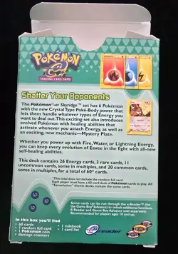 Pokemon Skyridge Eevee Eeveelution Theme Deck Complete With Cards Inserts 2003 - Image 4