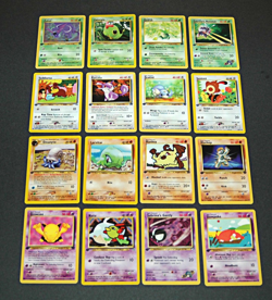 16 Pokemon Card Lot 1st Edition VINTAGE WOTC Team Rocket Gym Neo LP Non-Holo Mix - Image 1