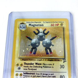 Pokemon Card Magneton Base Set 2 Holo Rare 9/130 Near Mint - Image 3
