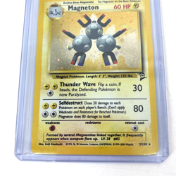 Pokemon Card Magneton Base Set 2 Holo Rare 9/130 Near Mint - Image 4