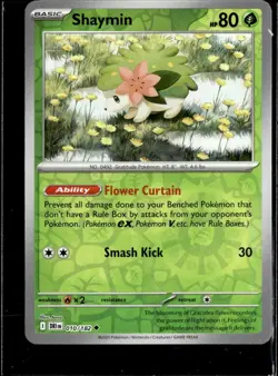 Pokemon Shaymin 10/182 Destined Rivals Reverse Holo 2 Card Lot - Image 1