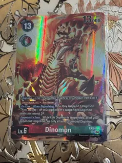 Digimon Card Game Liberator Debugger Set PB-22 Dinomon Alt Art Ex8-016 - Image 1