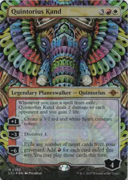 Quintorius Kand (0352) (Borderless) - FOIL - M The Lost Caverns of Ixalan 352 - - Image 1