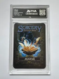 Witch (foil) Promo Alpha Investments PCG 9 Mint Sorcery: Contested Realm - Image 2