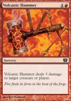 Volcanic Hammer - Foil ~ Moderately Played 9th Edition Ninth MTG Magic UltimateM - Image 1