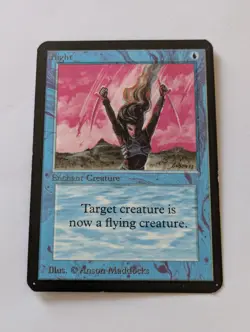 WOTC MTG Vintage Alpha Edition Flight (LP) CCG Magic the Gathering - Image 2