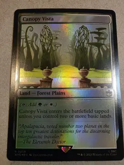 Canopy Vista - Foil - Universes Beyond: Doctor Who - Mtg - Image 1