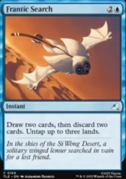 Frantic Search Avatar TLE 159 MTG Reg NM - Image 1